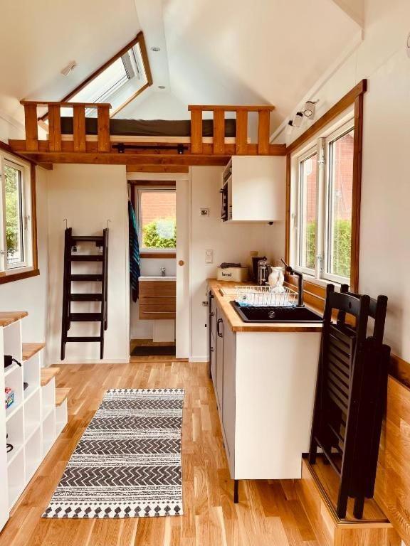 Tiny House Fleesensee Mit Eigenem Garten Und Nur Wenige Meter Vom Seeufer Göhren-Lebbin Exteriör bild